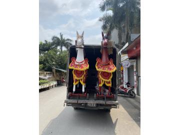 Ngựa gỗ thờ - Tượng ông ngựa thờ