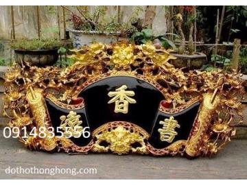 Cung cấp bức đại tự hoành phi thếp vàng, thếp bạc loại 1