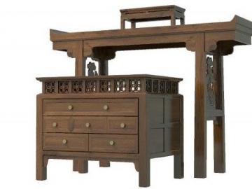 Gia công bàn thờ, tủ thờ gia tiên đủ loại: phổ thông - cao cấp