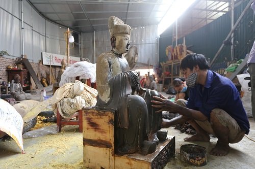 Quy trình chế tác đồ thờ Sơn Đồng